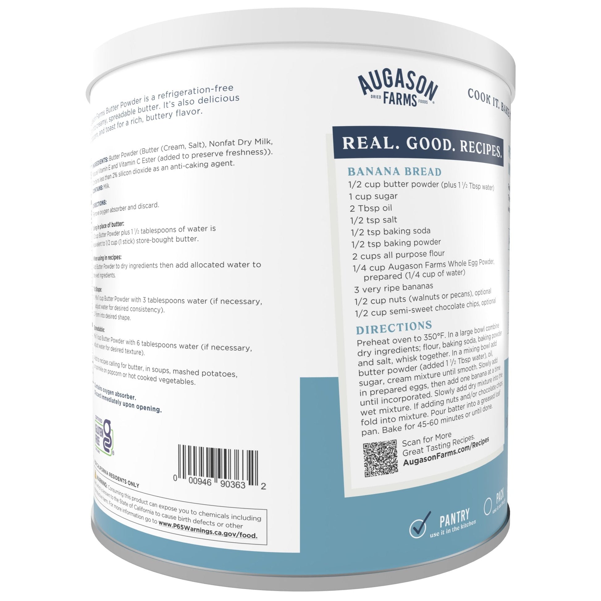 Butter Powder Can, 510 Servings