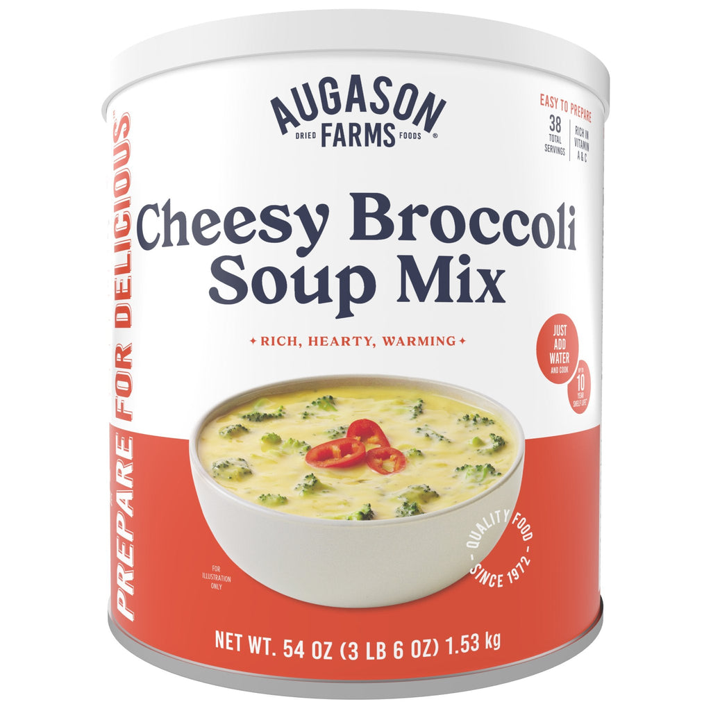 Cheesy Broccoli Soup Mix Can, 38 Servings