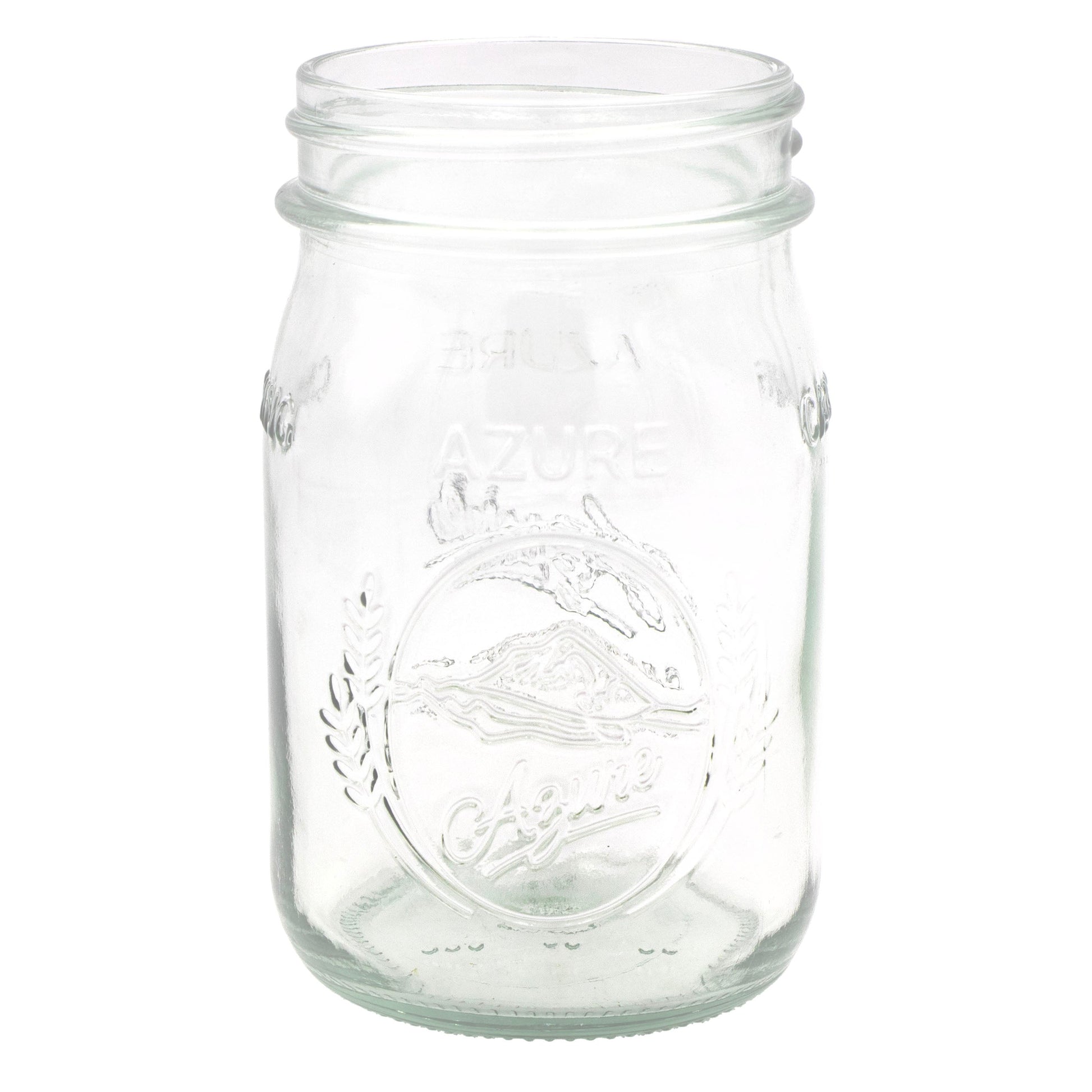 Azure Standard 16oz Regular Mouth Pint Mason Jar