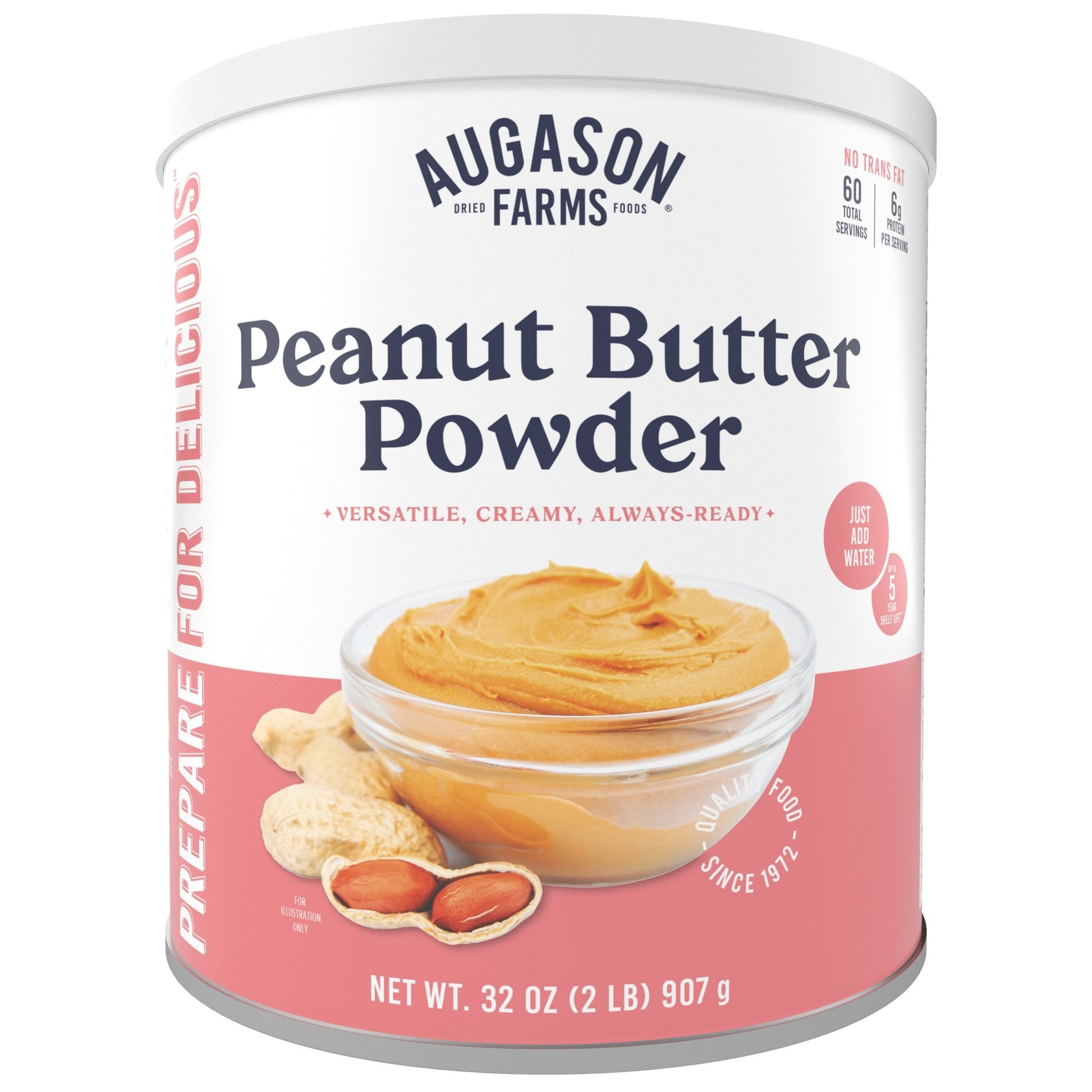 Peanut Butter Powder Can, 60 Servings
