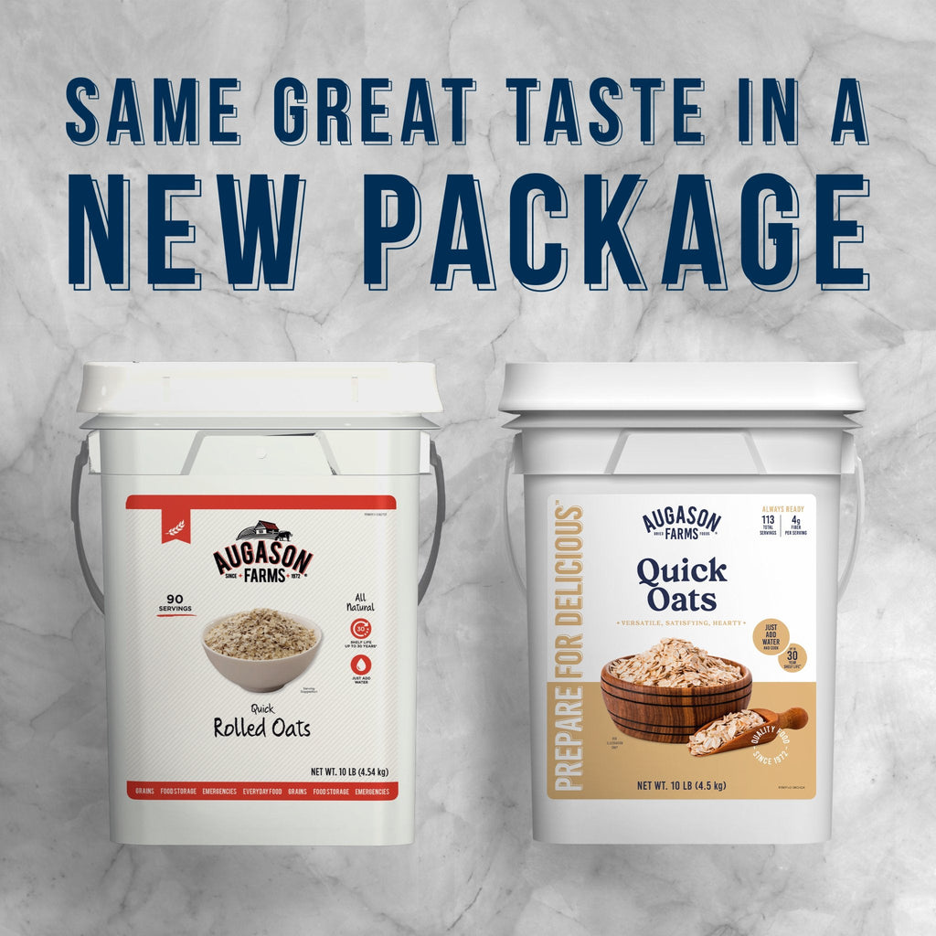 Quick Oats 4 Gallon Pail, 113 Servings