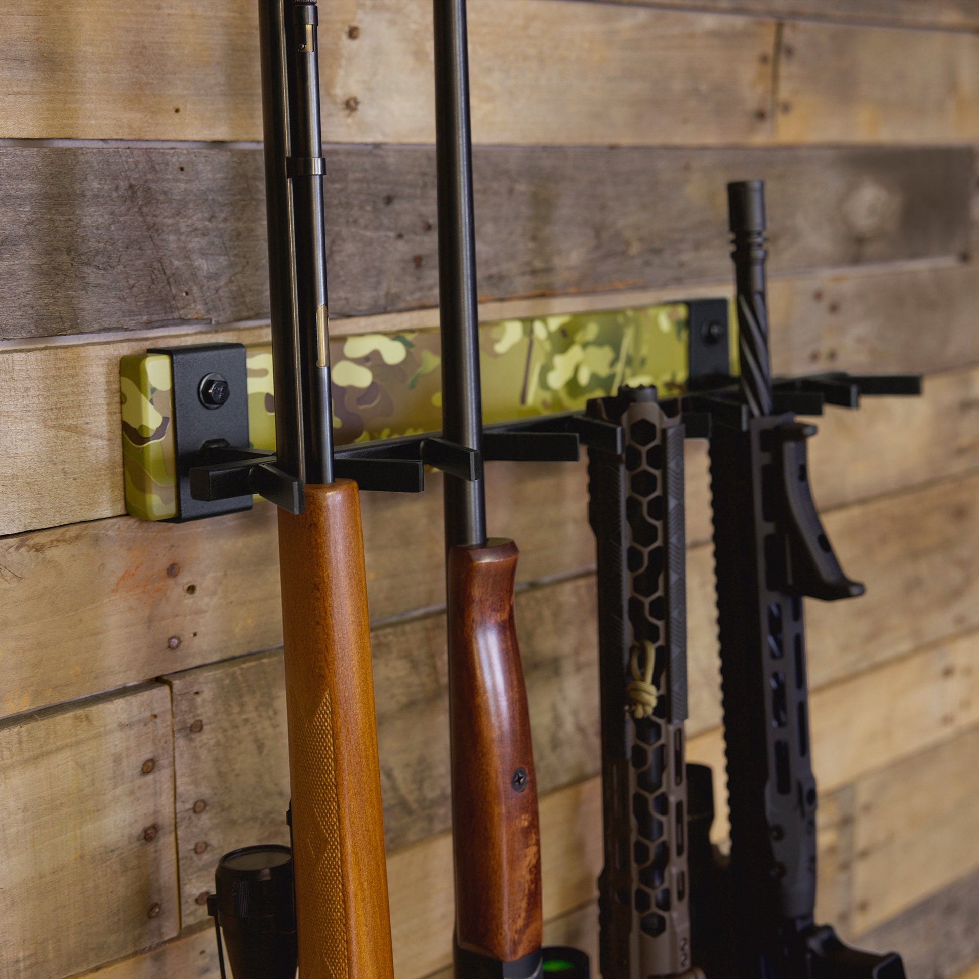 FORGE Firearm Wall Mount Display | 5 Slots | MultiCam