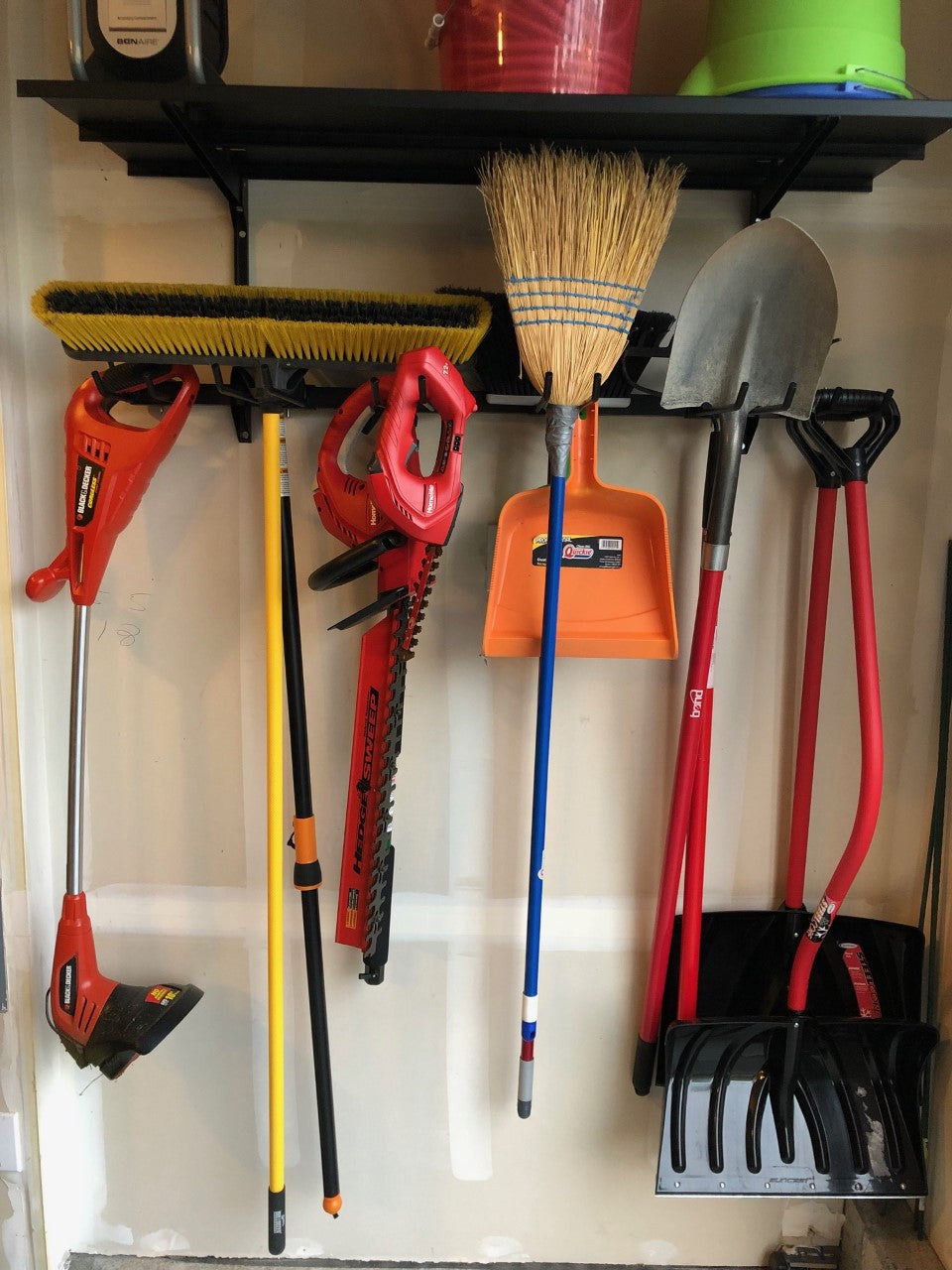 G-Tool + Shelf | Adjustable Wall Storage System | Holds 300 lbs