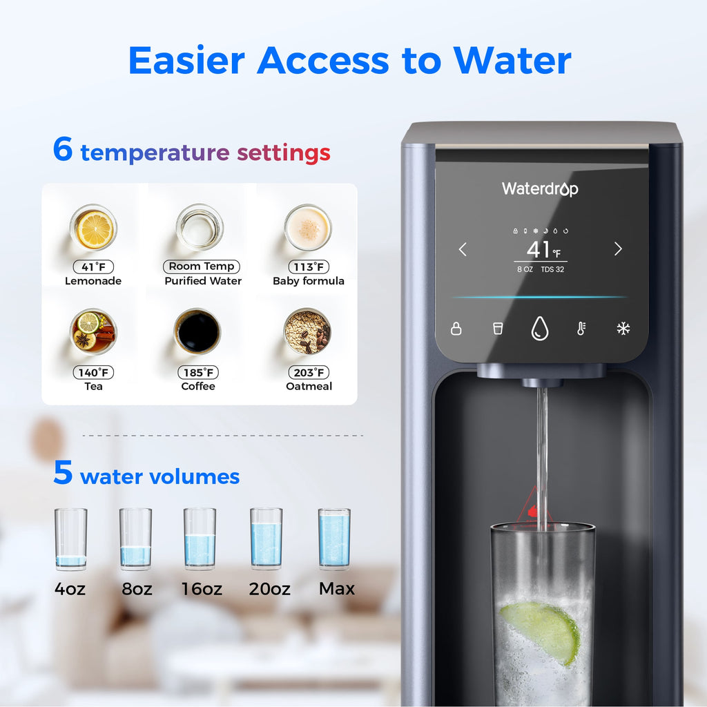 Waterdrop Reverse Osmosis Hot Cold Water Dispenser,  A1
